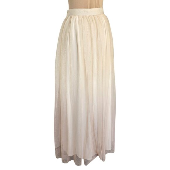 Lauren Conrad Runway Light Ombre Tule Long Length Skirt Sz 4 - Picture 1 of 8
